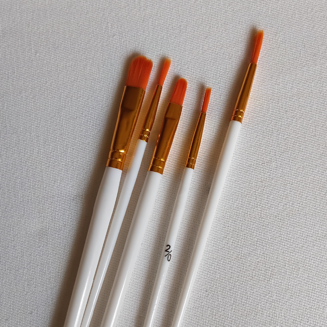 Stylish 10pcs White Brushes