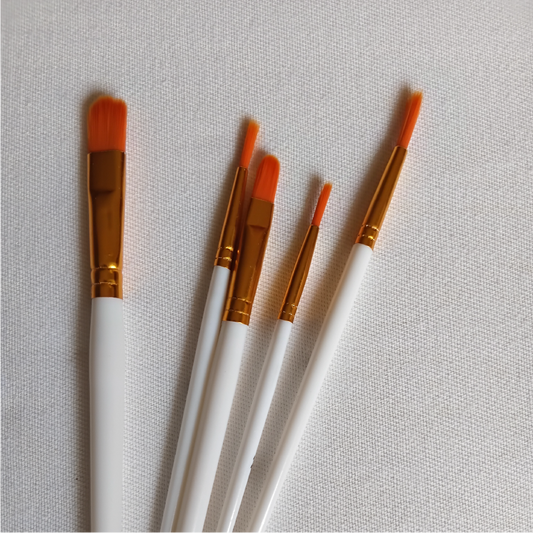 Stylish 10pcs White Brushes