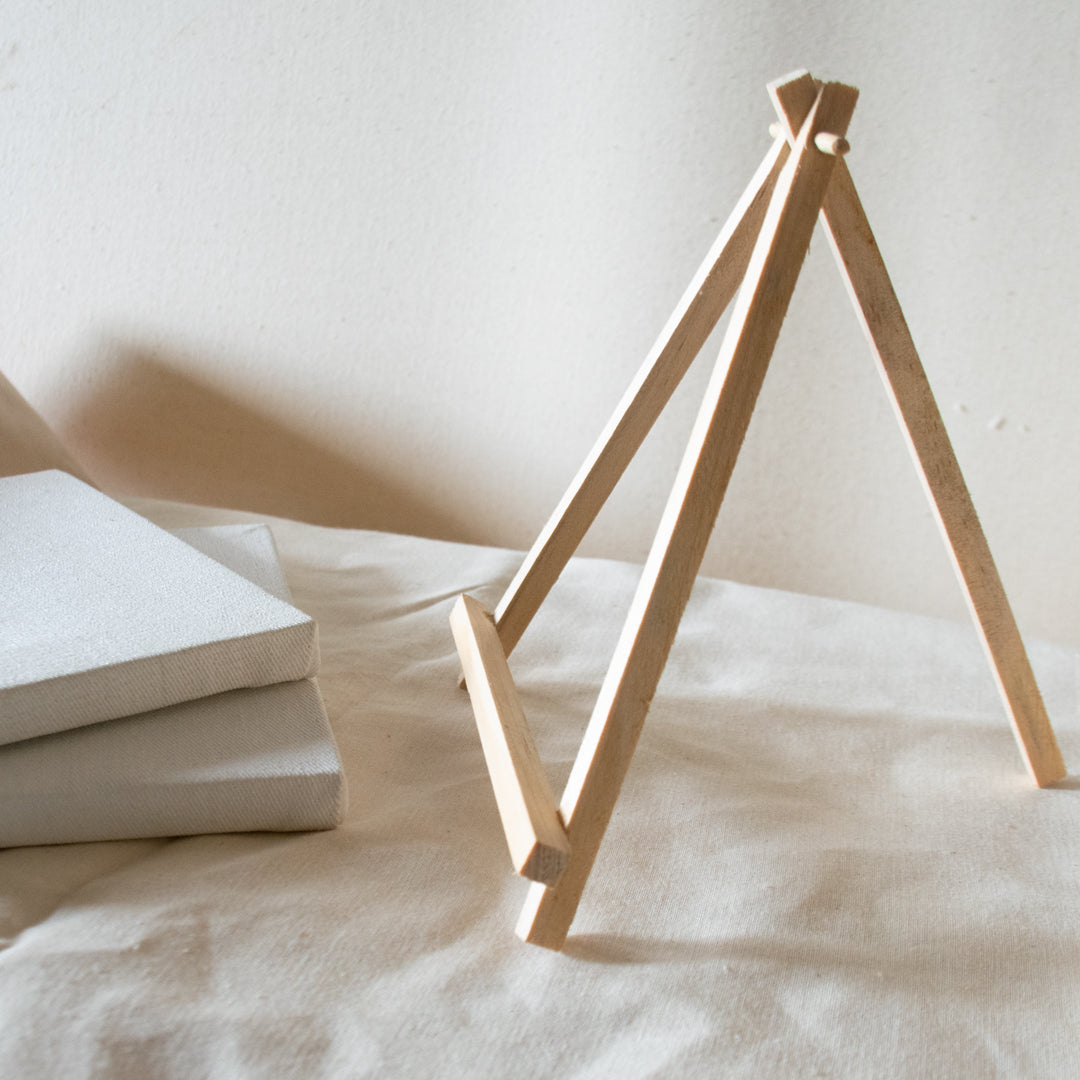 20cm mini-Stand for Painting + free Canvas Board