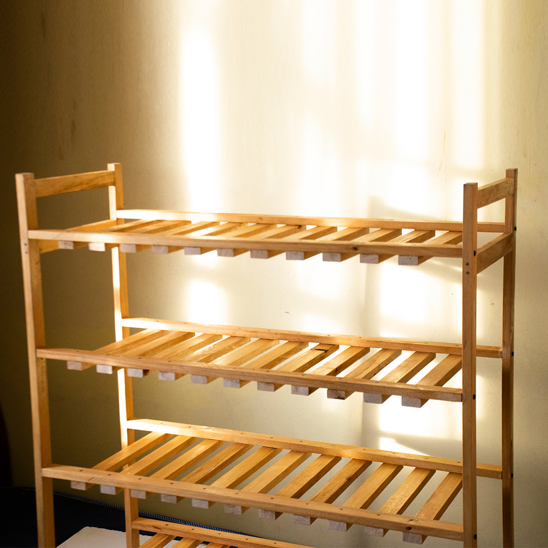 Wooden Wine Rack - Cypress Tree 60 x 80 x 30 cm