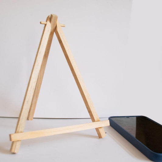 Tripod Wooden Phone Stand