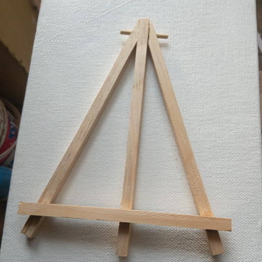 10pcs 15x15cm Canvas + Stand for Painting Events Adult and Kids